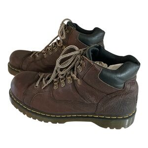 Dr. Doc Martens Mens Sz 13 Brown 11302 Chunky Lace Up Leather Hiking Work Boots